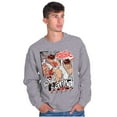 thumbnail image 3 of Street Fighter Rise and Grind Ryu Men's Crewneck Sweatshirt Brisco Brands M, 3 of 6
