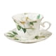 thumbnail image 1 of Taza de café de cerámica, tazas de té, adornos, regalos de Valentín, taza y platillo de arte latte, taza de para uso comercial, cafeterí, 1 of 9