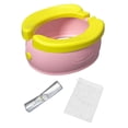 thumbnail image 4 of S SERENABLE Toilette Portable pour Enfants Facile à Nettoyer Réutilisable pour Voyage Bateau Pique-Nique RV Rose, 4 of 8