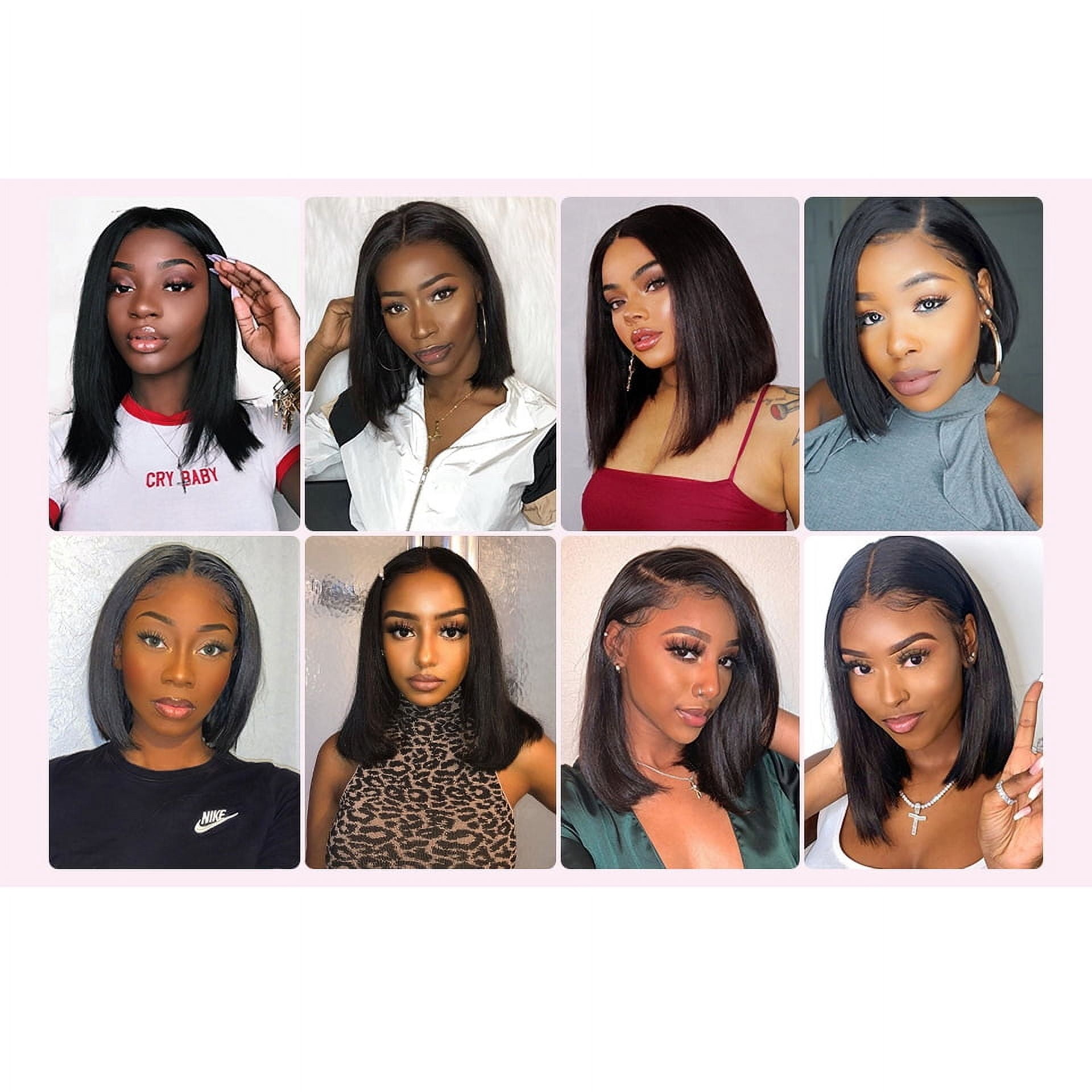 UTOURS Straight Bob Wigs Human Hair 12 inch Bob Wig for Black Women Human Hair Glueless Bob Wig