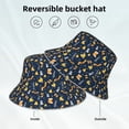 thumbnail image 2 of Kdxio Reflective Bucket Hat - Scarf Ski Shoes sock Print Bucket Hat for Men,Women, 2 of 6