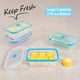 thumbnail image 2 of Recipientes de almacenamiento de alimentos Annaklin plegables de 800 ml (juego de 4), 2 of 7