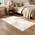 thumbnail image 2 of ODIKA 5'x7' Ultra-Soft Area Rug, Dining Beige Flowing Motif Asymmetrical Composition Gradient None Washable, Bare feet friendly, Silk-Touch for Bedroom Home office, 2 of 7