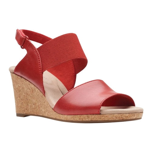 clarks lafley athena wedge sandal