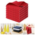thumbnail image 1 of Clearance Sales! Dusknt Clean Kitchen Fast Absorbent Microfiber Thick Towel Rags and Thick Rags Dry Super Cotton Dishwashing Soft Kitchen Thick Dishcloth Towel Dishcloth Microfiber Wipes, 1 of 4