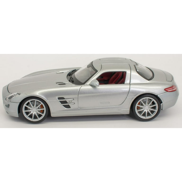 Mercedes Benz SLS AMG Silver Metallic \Special Edition\ 1/18