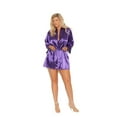 thumbnail image 2 of Elegant Moments 11022X Charmeuse Kimono Robe, 2 of 11