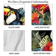 thumbnail image 4 of luoweisi Men's Beach Shorts Quick Dry Swim Trunks with Mesh Lining Toucan M, 4 of 5