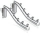 thumbnail image 1 of Paquete de 2 perchas plegables para montaje en pared, ganchos para abrigos de acero inoxidable con soporte de brazo oscilante, sistema para colgar ropa que ahorra espacio, organizador de, 1 of 5