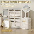 thumbnail image 7 of Wohh Toy Storage Rack,Children's Storage Rack,Floor to Ceiling Picture Book and Building Block Storage Cabinet,Large Capacity Plastic Toy Sorting Basket, 7 of 7