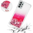 thumbnail image 5 of Compatible with Samsung Galaxy A32 5G Case Glitter Liquid Cute Clear Phone Case Floating Quicksand Shockproof Protective Bumper Silicone TPU Case for Samsung Galaxy A32 5G Love Pink YB, 5 of 6