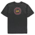 thumbnail image 2 of Men's Concepts Sport Red/Heathered Charcoal Chicago Blackhawks Big & Tall Top & Shorts Sleep Set, 2 of 3