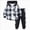 S5-Boy Outfit Fall Winter Clothes-Black, variant on Toddler Boy Clothes Fall Winter Outfit Plaid Long Sleeve Button Top Hoodie and Pants Suits 6-12 Months 12-24 Months 2T 3T 4T 5T 6T 7T 7 Years Grey