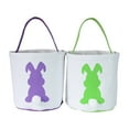 thumbnail image 4 of TIELUTT Cylinder Silk Screen Rabbit Easter Portable Bag Easter Holiday Celebration Rabbit Bag My Tech Life Bed Sheets Organizer Small Storage Bags under Bead Storage Organizing, 4 of 4