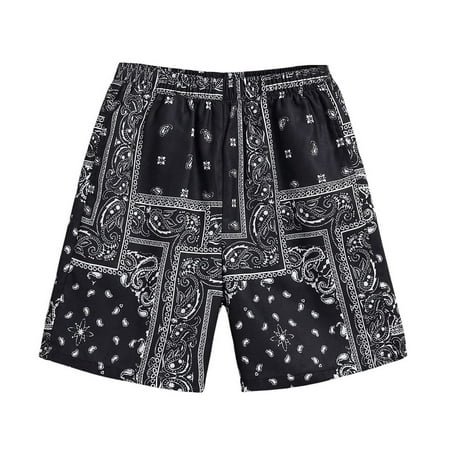 Gyexs Boys Shorts Size 9-10 Summer Boho Paisley Print Shorts Casual Kids Drawstring High Waisted Graphic Shorts with Pocket (#18 Black 9-10 Years) Gyexs Boys Shorts Size 9-10 Summer Boho Paisley Print Shorts Casual Kids Drawstring High Waisted Graphic Shorts with Pocket (#18 Black 9-10 Years)