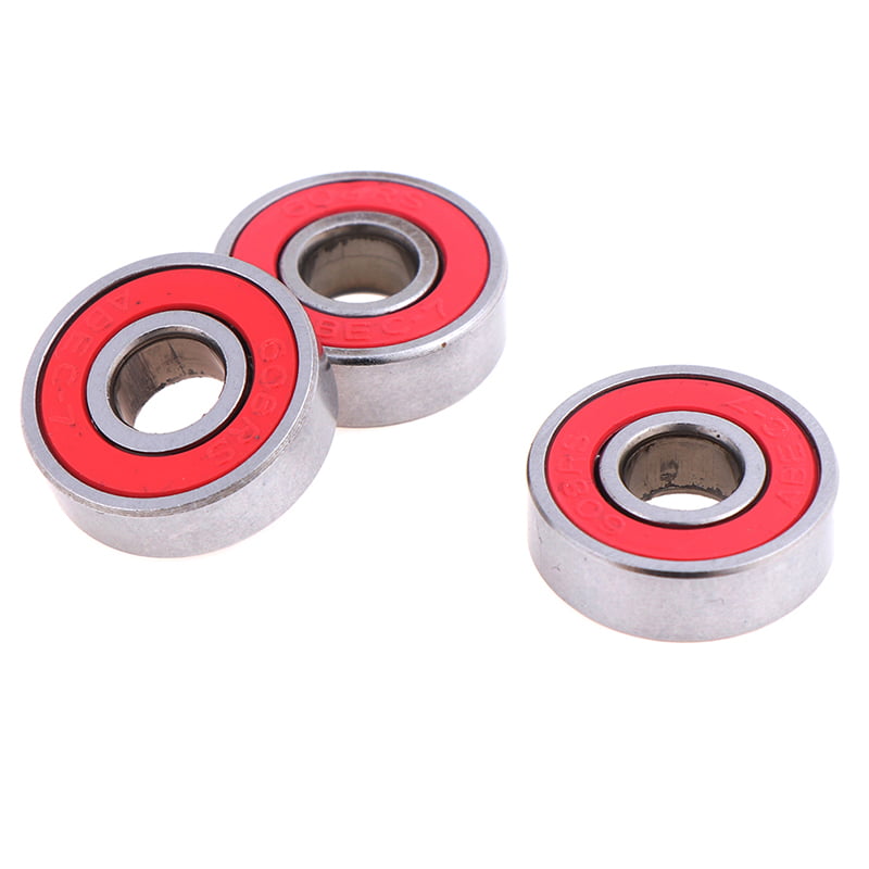 Details about   5Pcs Red ABEC-7 608RS Skateboard Roller Sealed Ball Bearings 8x22x7mm BE 
