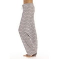 thumbnail image 2 of Just Love Women Pajama Pants / Sleepwear (Black / Pink Chevron, 2X), 2 of 3
