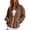 Khaki, variant on Women's Zip Up Jacket Lightweight Long Sleeve Hooded Outerwear Relaxed Solid Color Thin Layer Coat Casual Spring Fall Travel Loungewear Black 2XL