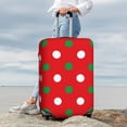 thumbnail image 7 of Gukieu White and Green Polka Dot Print Suitcase Protective Cover, Elastic Zipper Buckle Suitcase Protective Cover, Suitable for Travel, Business Trip-Medium, 7 of 7