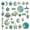 Blue Random Style*, variant on Bueautybox 31pcs Mixed Enamel Charms for Jewelry Making Pendants Colorful DIY Pendant Necklace Earrings Bracelet Crafting