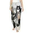 thumbnail image 2 of Lsque Colors Cats Print Women's Pajama Pants, Lounge Pant - Comfortable Home Wear,Elastic Waistband, Stylish Design-X-Large, 2 of 9