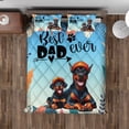 thumbnail image 4 of Best Doberman Pinscher Dad Ever Happy Father's Day Quilt Bedding Set Doberman Dog Lover Gifts 1 Blanket Bed Cover 2 Pillowcases - 02006, 4 of 5