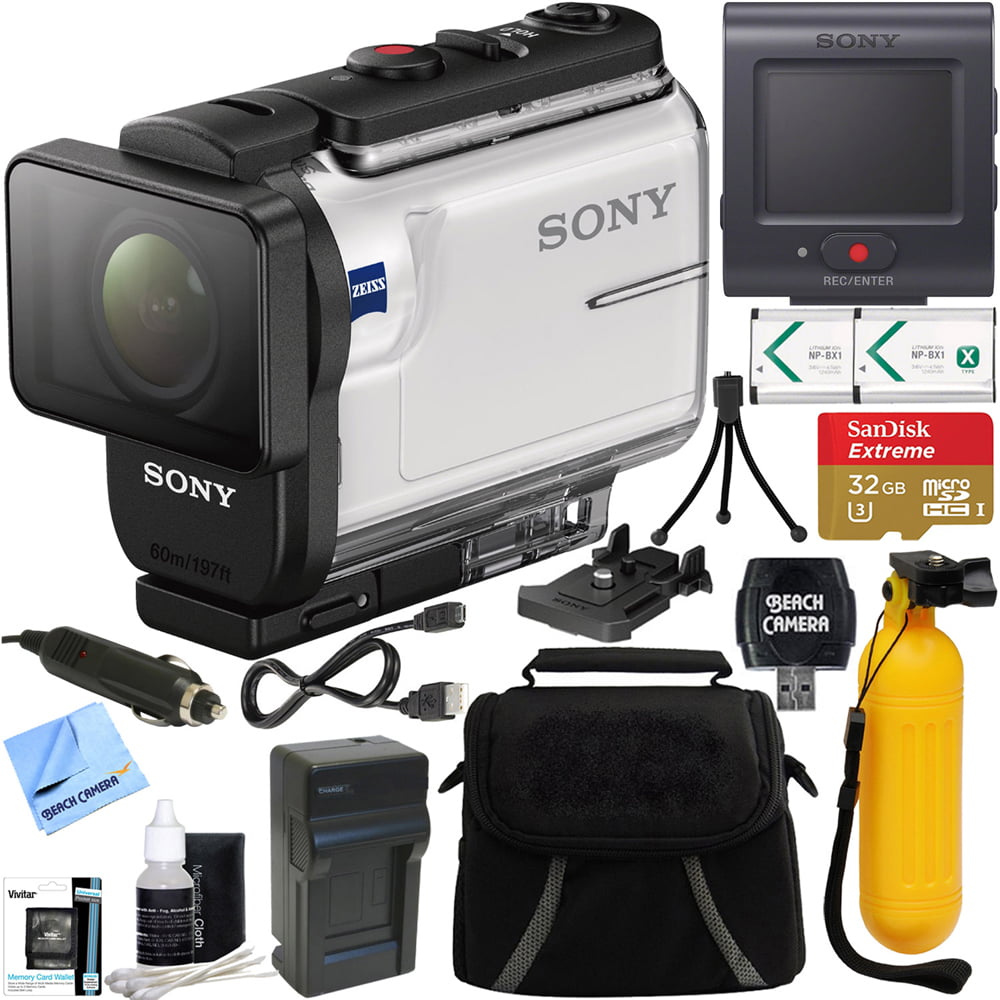 Sony HDR-AS300R Action Camera + Live View Remote & 64GB Accessory