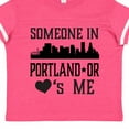 thumbnail image 4 of Inktastic Portland Oregon Someone Loves Me Skyline Boys or Girls Toddler T-Shirt, 4 of 5