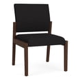 thumbnail image 1 of Pemberly Row Waiting Reception Armless Guest Chair Wood Frame in Black, 1 of 5