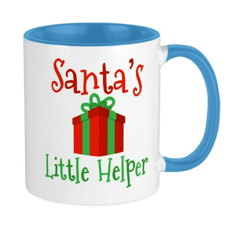 

CafePress - Santa s Little Helper - Ceramic Coffee Tea Novelty Mug Cup 11 oz