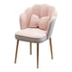 thumbnail image 2 of Silla de tocador elegante asiento tapizado para dormitorio salón de belleza vestidor gris rosa, 2 of 8