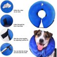 thumbnail image 3 of LLC Collier de Récupération Gonflable Lavable - Confortable Cône de Protection Bleu pour Chiens et Chats, 3 of 5