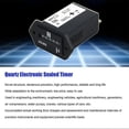 thumbnail image 2 of Sealed Hour Meter Rectangular Dc 10v-80v Generator For Boats Trucks Tractors Cars, 2 of 5