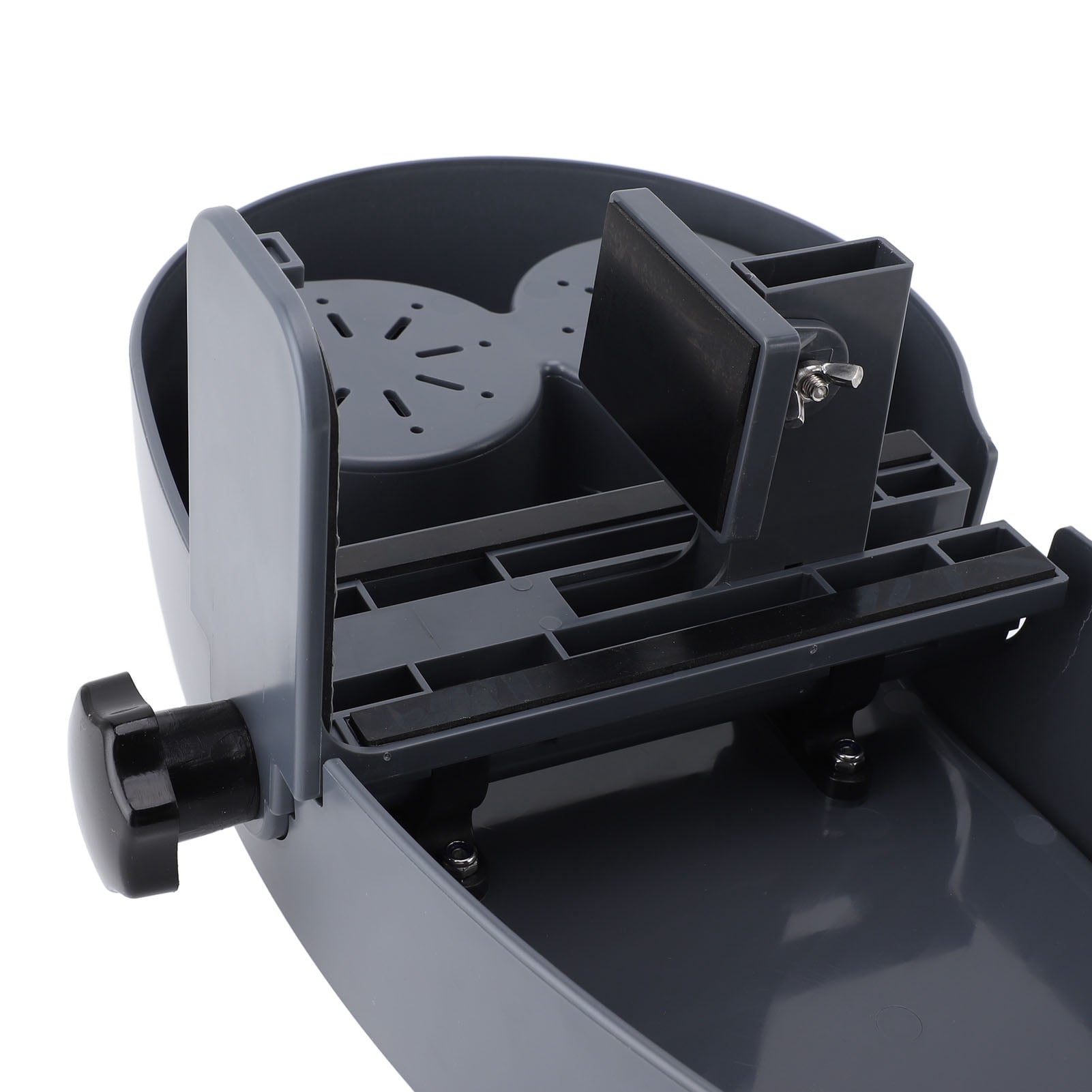 BIMZUC Hot Tub Tray Adjustable Plastic Anti Slip Drink Holder Serving Side Table Serving Tray for Beverage Books Food, 16.1 x 9.1 inches / 41 x 23 cm