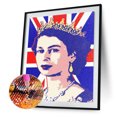 thumbnail image 1 of Cuadros Decorativos 5D DIY Diamond Painting The Queen of England Kits Full Round Drill Art (sz2176) Tmvgtek embutido en tela, 1 of 8