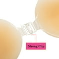 thumbnail image 7 of LELINTA Women 's Strapless Invisible Bra Backless Self-Adhesive Push Up Sticky Bras With Strong Clip and Flower, 7 of 7