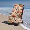 thumbnail image 4 of Tropical Flamingo Flower Microfiber Sand Free Beach Towel Thin Pool Towel Large Lightweigt Absorbent Beach Towels for Travel Swim Pool Gym Beach Essentials Accessories, 4 of 8