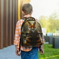 thumbnail image 6 of Disketp Streamside Meditating Fox Backpack - Comfortable Daypack with The right laptop for you Spacious Main Compartment & other poket - {designName} print, 6 of 6