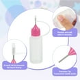 thumbnail image 3 of Uxcell 5Pcs Needle Tip Squeeze Bottle, 15ml/0.51oz Glue Tip Applicator Bottles Plastic Liquid Glue Bottle for Paper Crafts, Painting, Oil, Ink(Pink, with 5 Funnel), 3 of 7