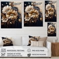 thumbnail image 4 of Designart Brown Daisy Bunch I Canvas Wall Art, 4 of 5