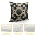 thumbnail image 4 of PRATYUS Black White Gray Brown Southwestern Throw Pillow Cover, Boho Tribal Geometric Pillowcase, Modern Farmhouse Aztec Cushion Case for Couch Sofa Bed 20x20in, 4 of 5