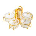thumbnail image 3 of Transemion Appetizer Tray Ornament Multifunctional Serving Tray Cakes Cookies Party for clear 16x24cm, 3 of 6