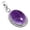 Amethyst, variant on 925 Sterling Silver Pendant Natural Smithsonite Handmade Jewelry