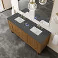 thumbnail image 7 of James Martin Vanities 545-V72-Fpbl Laurent 72" Double Basin Poplar Wood Vanity Set - Light, 7 of 7