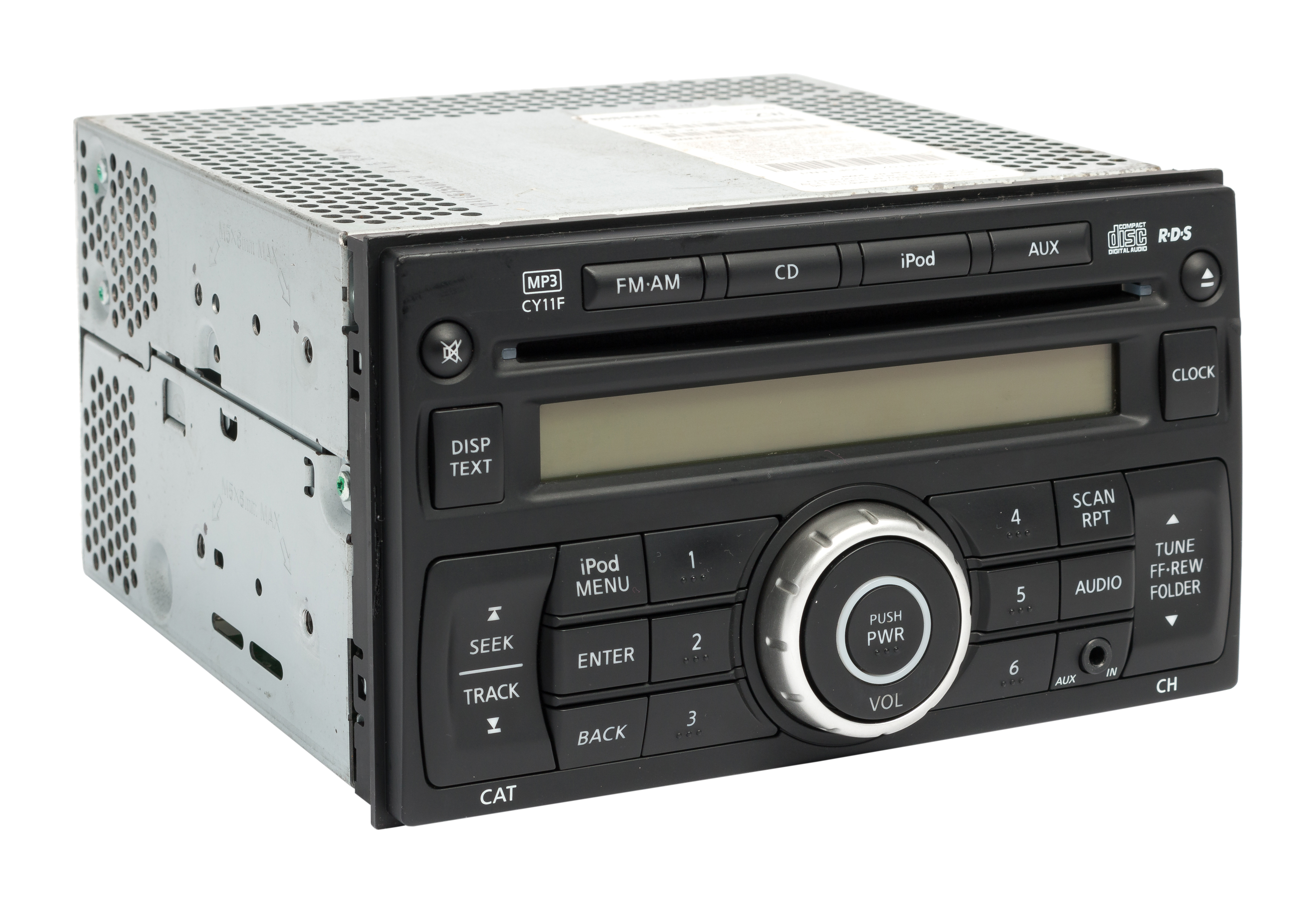 Restored 2010-2012 Nissan Versa AM FM Radio Receiver Single Disc CD Player MP3 28185ZW80A (Refurbished)