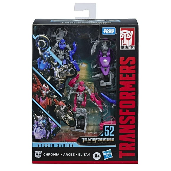 Studio Series 52 Deluxe Transformers: Revenge of the Fallen Movie Arcee Chromia Elita-1 Action Figure