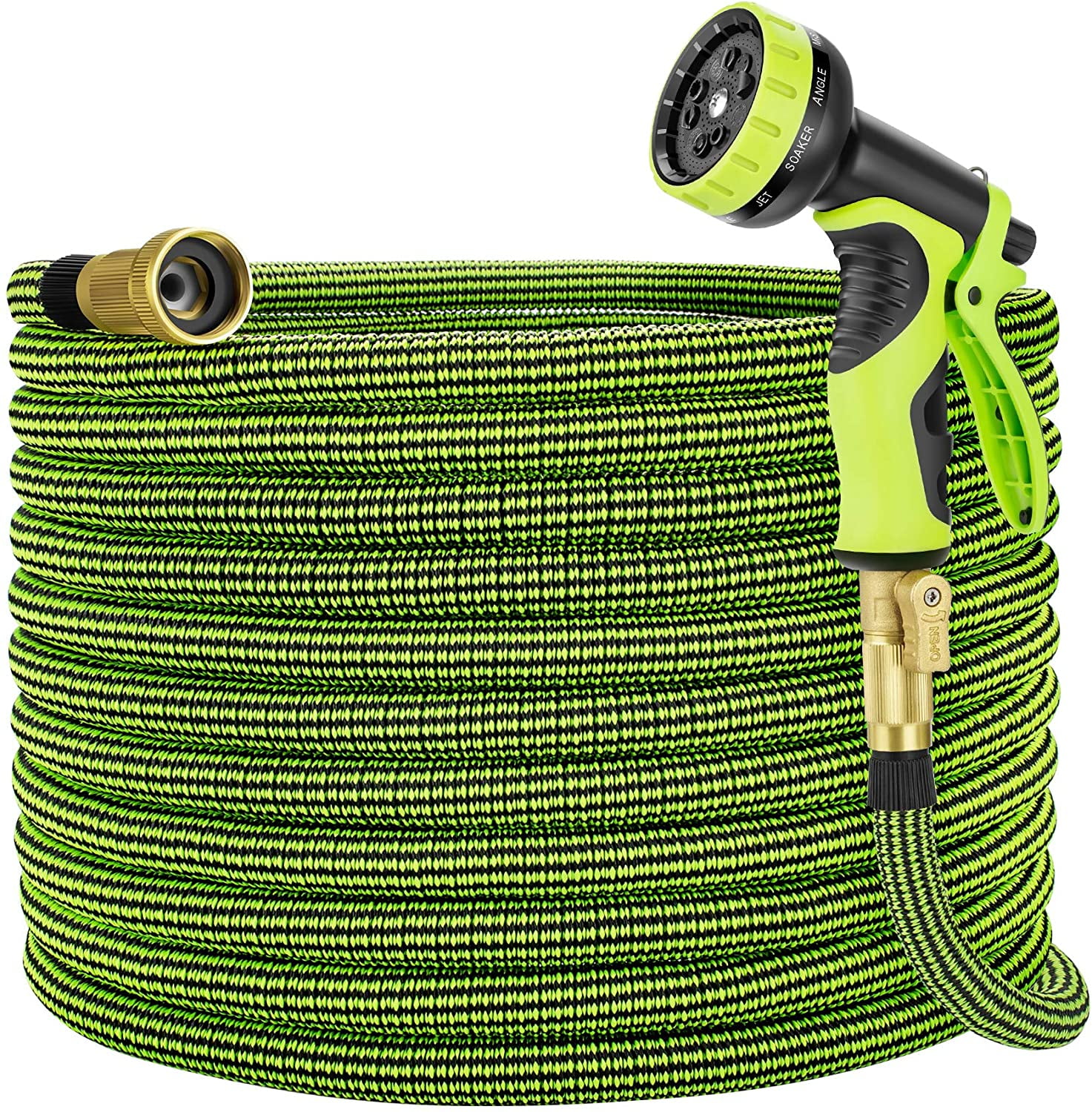 Eleegan Garden Hose 100 ft Water Hose with 10 Function Nozzle