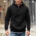thumbnail image 2 of YunPes Boys' Solid Color Casual Long Sleeved Sweatshirt Jacket for Autumn and Winter Youth Small Hoodie, 2 of 6