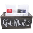 thumbnail image 5 of Got Mail Box For Mail, Farmhouse Mail Organizer, Mail Organizer Tray, Letters Boxes Décor, Organizer, Rustic Wood Box For Home, Brown, 1 unit, 5 of 6
