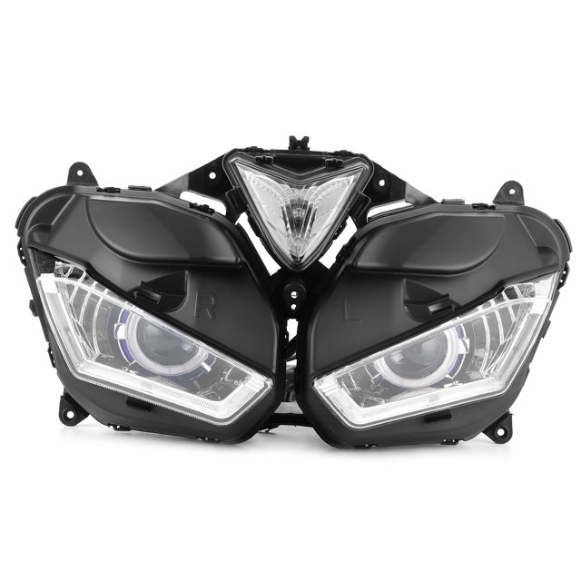 Faro de motocicleta, conjunto de faro LED, luz frontal LED blanca, lámpara delantera de motocicleta construida para durar